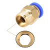 Conector macho de 1/4" a 8mm PQ